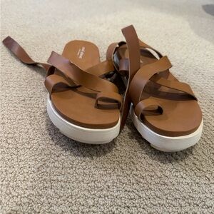 Cool Planet by Steve Madden - Brown Strappy Sandals